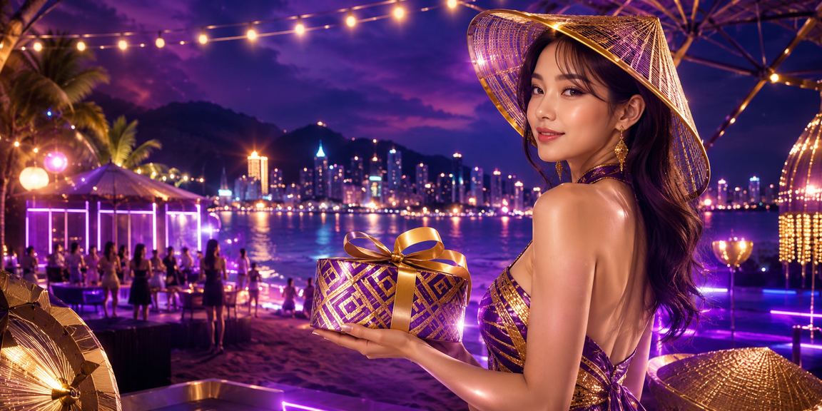 Người chơi High Roller tại khu nghỉ dưỡng Phú Quốc với nón lá truyền thống
